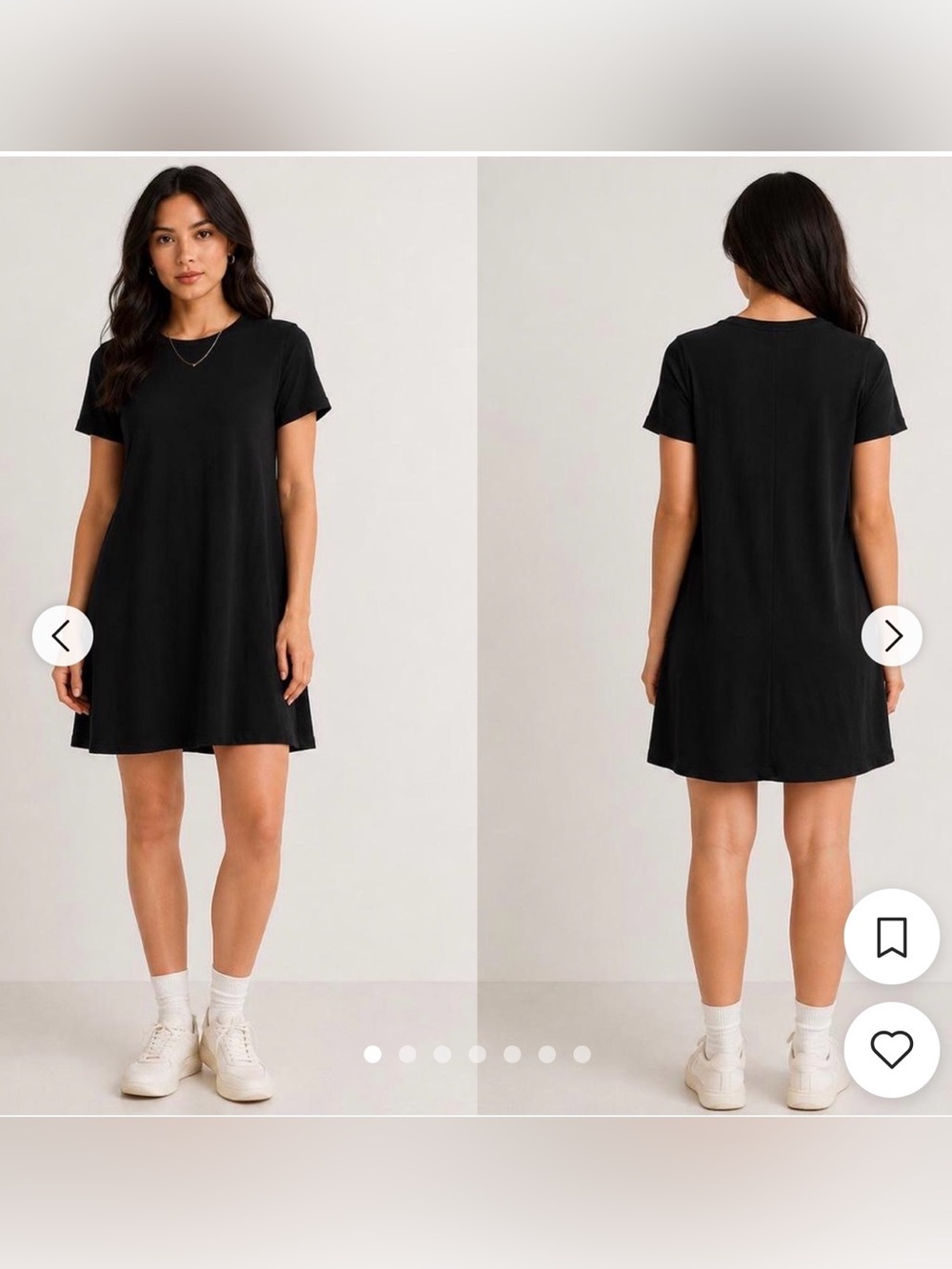 Loft Short Sleeve Swing Dress